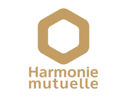 Logo Harmonie mutuelle or