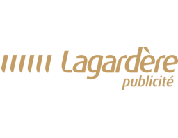 Logo Lagardère publicité or