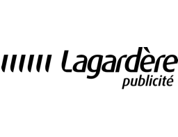 Logo Lagardère publicité noir